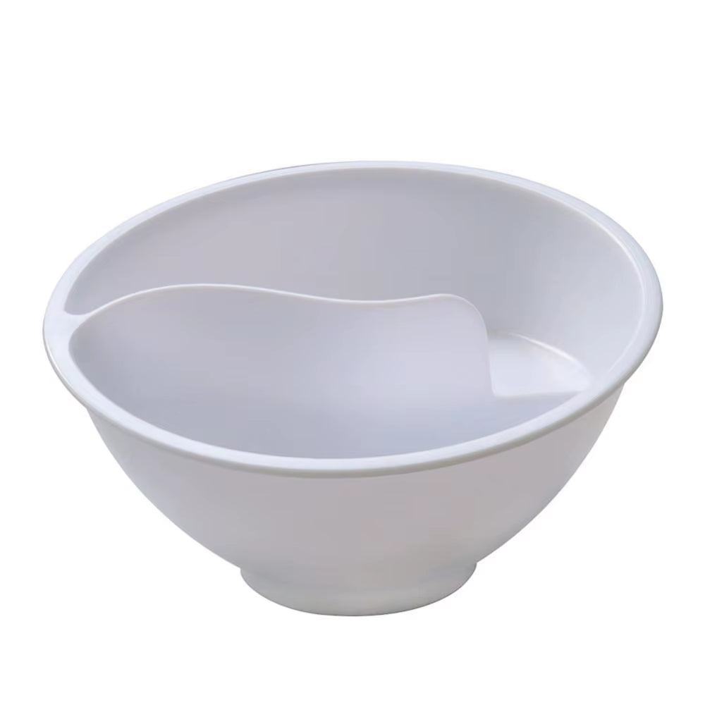 Spiral cereal bowl – keeps cereal crisp, never soggy!