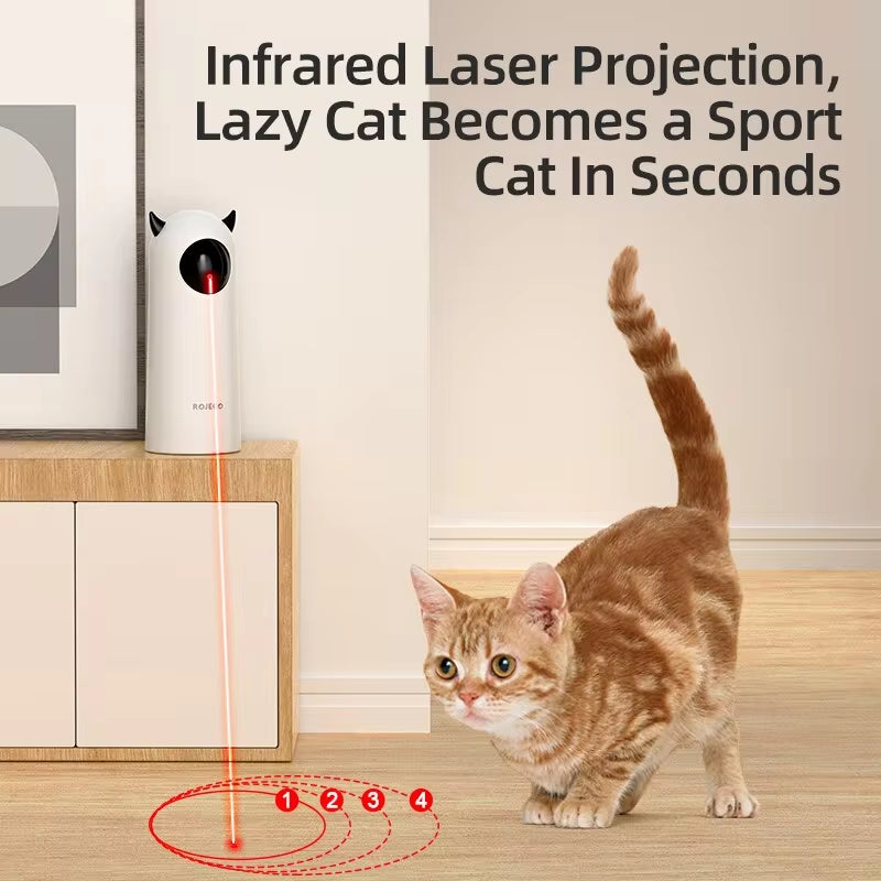 Smart Interactive Cat Toy 🐾 LED Laser