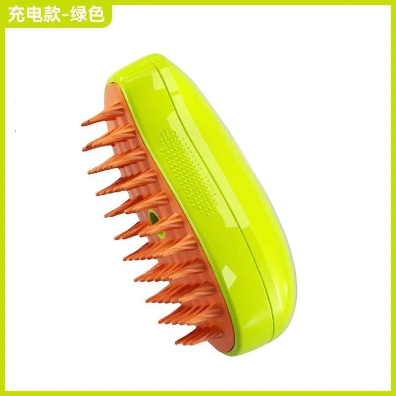 Steam Brush ,3 in 1 Electric Sprays Massage Combs