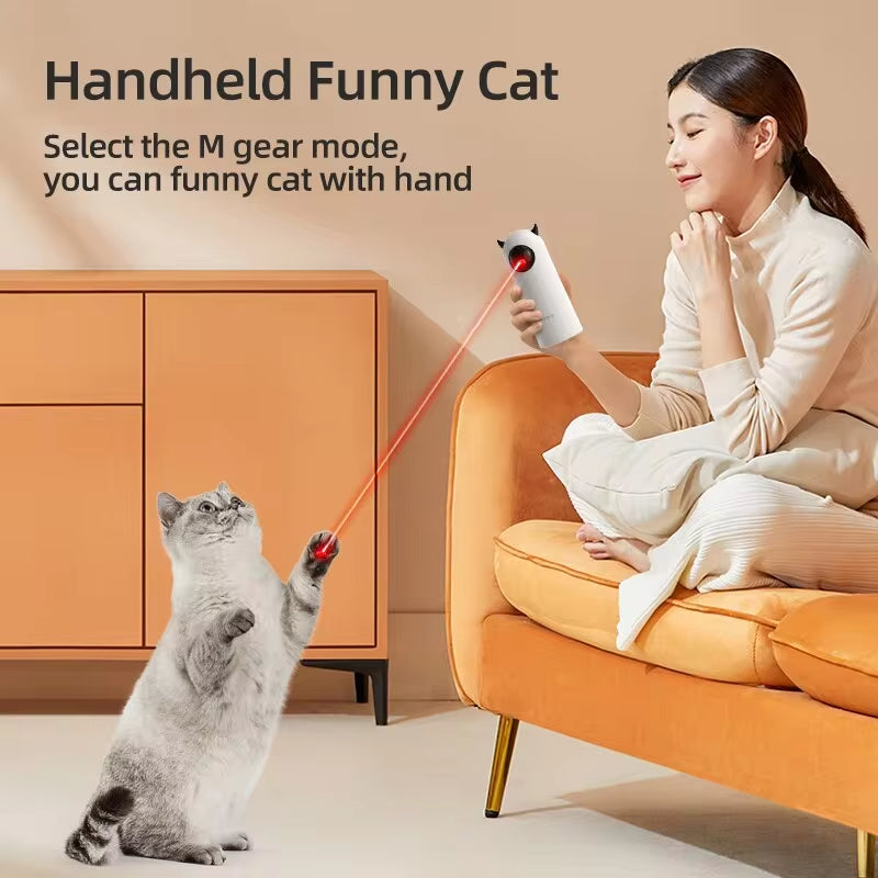 Smart Interactive Cat Toy 🐾 LED Laser