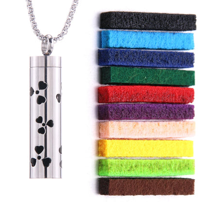 Aromatherapy Diffuser Necklace – Stainless Steel Essential Oil Locket