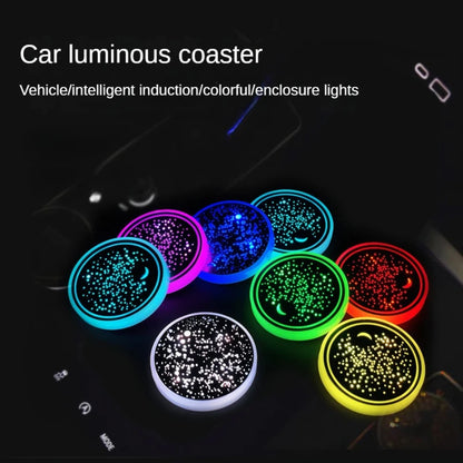 Car Cup Pad & Holder 7 Color LED 