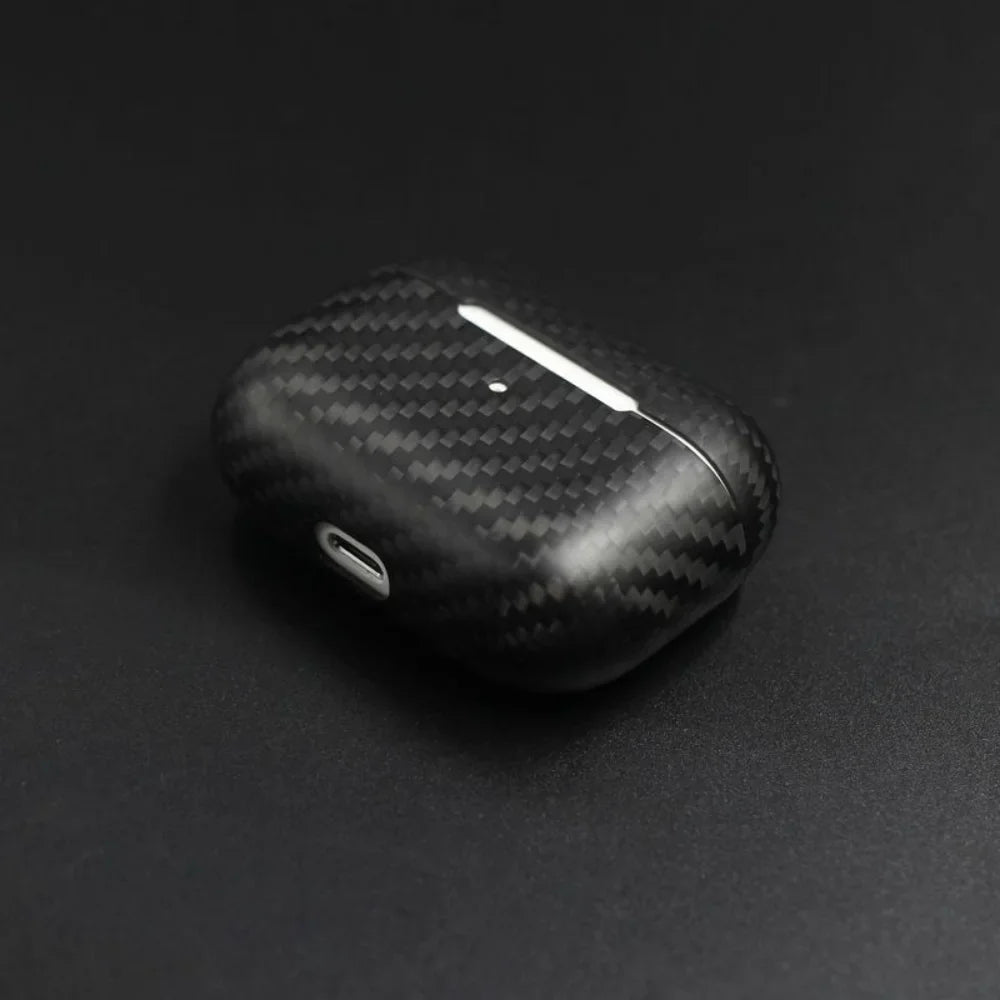 Real Carbon Fiber Case – Ultra-Thin, Shockproof Cover for AirPods Pro 2 & 3