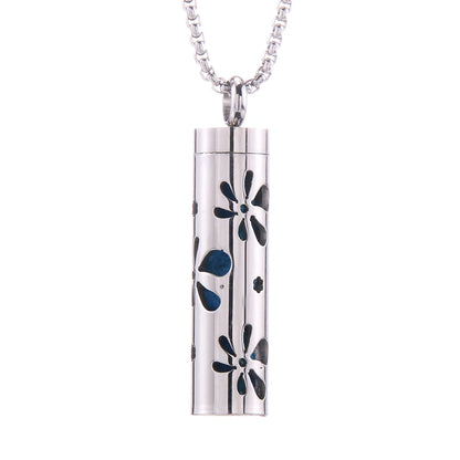 Aromatherapy Diffuser Necklace – Stainless Steel Essential Oil Locket