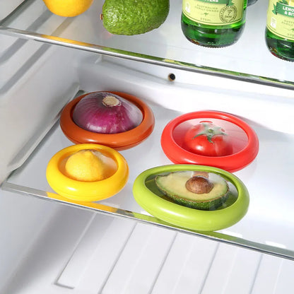 Airtight Fruit & Veggie Storage – Reusable Preservation Seal Covers