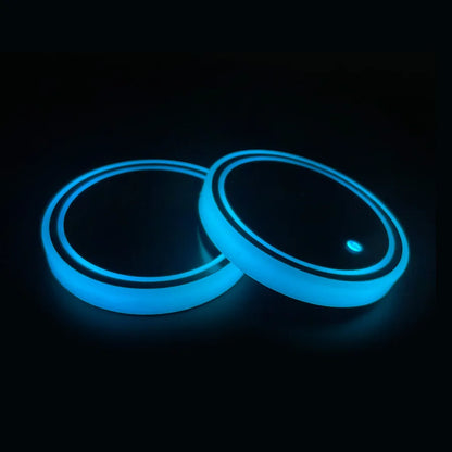 Car Cup Pad & Holder 7 Color LED 