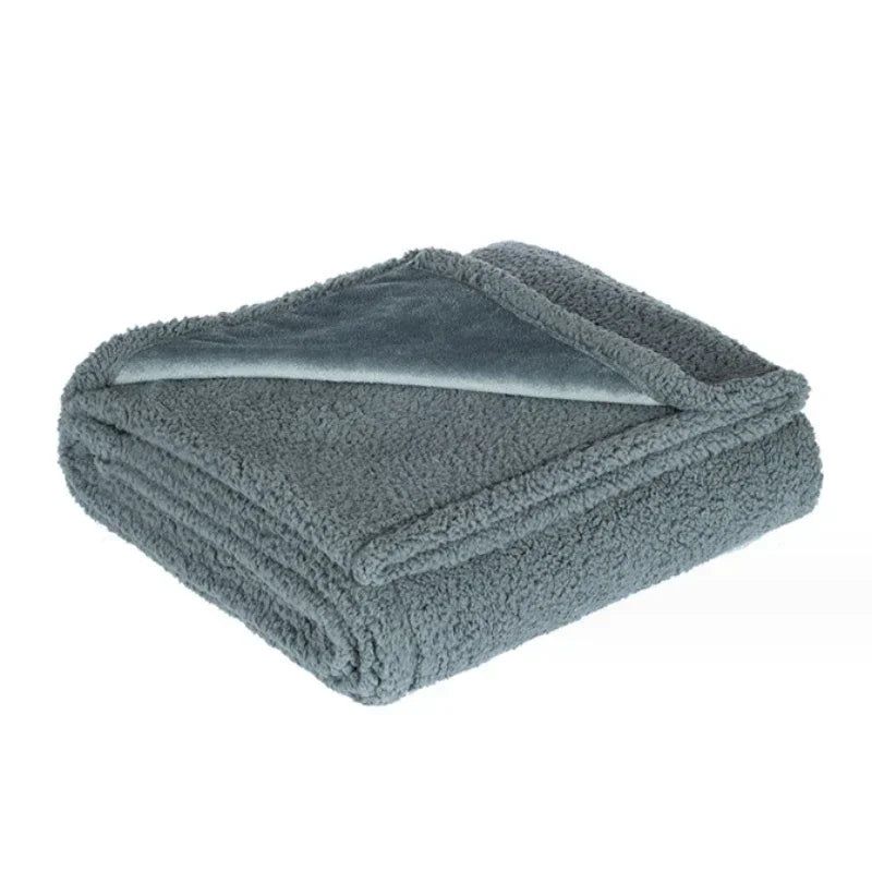 Luxury Shaggy Blanket – Warm, Cozy, Waterproof, Thickened Microfiber for Winter & Couples