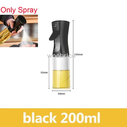 Glass Oil Sprayer – Kitchen Dispenser for Cooking, BBQ & Baking