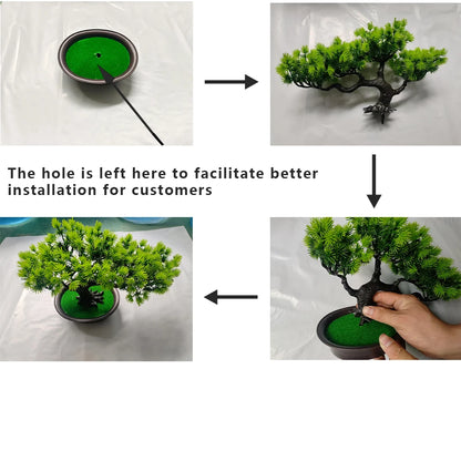 Artificial Bonsai Tree , 2 Variants 