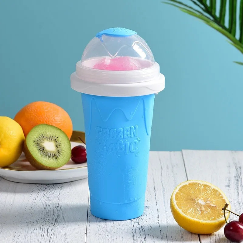 DIY Slushie Cup – Quick Freezing, Squeezable Ice Cream & Smoothie Maker