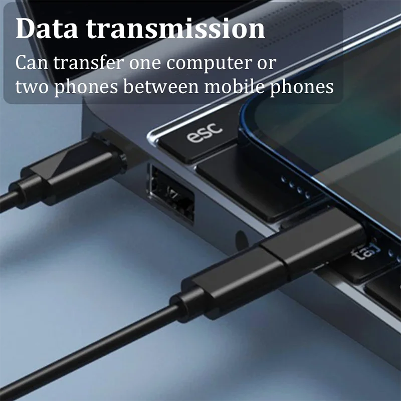 Multi USB-C Charging Kit – 60W Adapter Cable Set with USB-A & LightningMicroType-C Converters