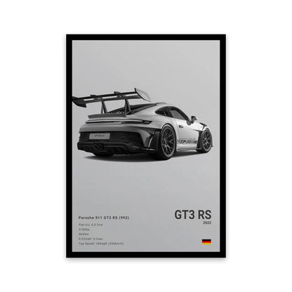 Famous Cars Canvas Art – R8, RS3, M3, M5, G63, F40, STO Posters for Home Decor (Unframed)