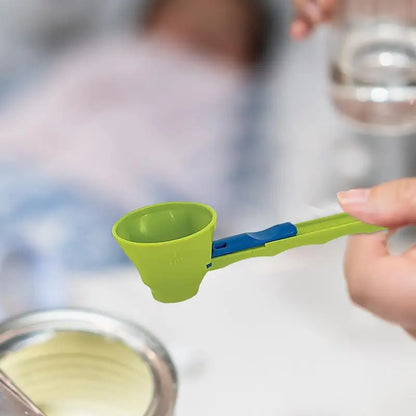 No-Spill Measuring Spoon Funnel – Easy Refill for Protein Powder, Sports Drinks & Baby Formula