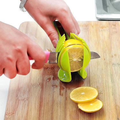 Stainless Steel Handheld Slicer – Easy Cutter for Orange, Lemon, Tomato & Onion