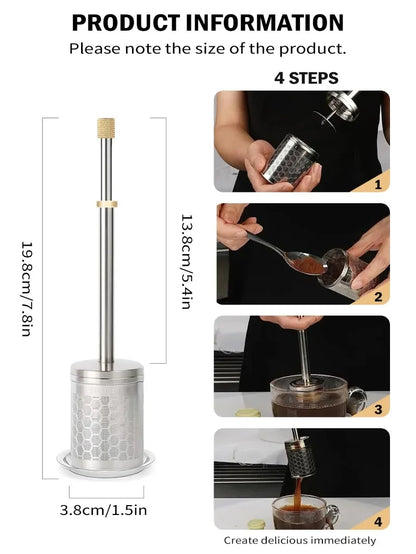 Reusable Stainless Steel Coffee & Tea Filter