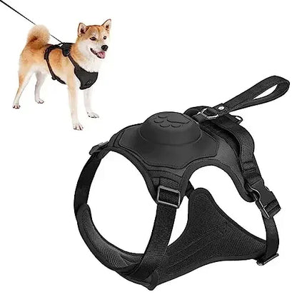 Dog Harness & Retractable Leash All-in-One  – Anti-Burst, Anti-Twist, Adjustable & Breathable