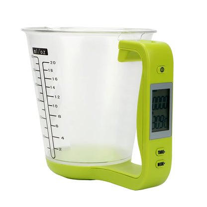 Digital Measuring Cup Scale – LCD Display, Temperature Sensor & Beaker Function