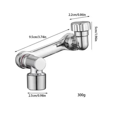 Rotating Faucet Extender – ABS Robotic Arm for Bathroom Sink , 2 PCS