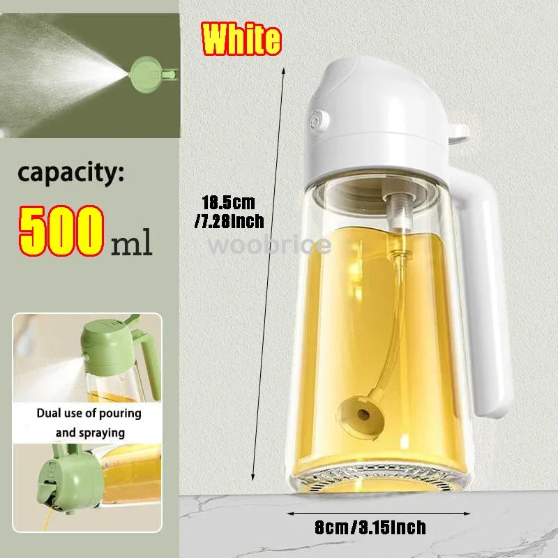 Glass Oil Sprayer – Kitchen Dispenser for Cooking, BBQ & Baking