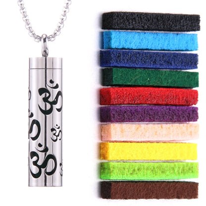 Aromatherapy Diffuser Necklace – Stainless Steel Essential Oil Locket