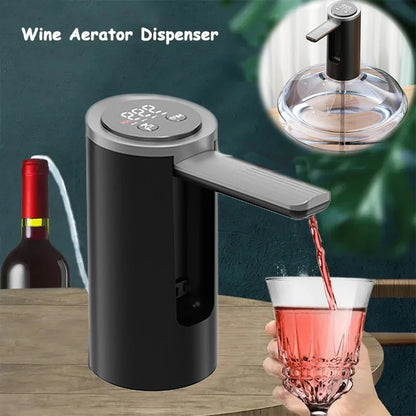 Smart Alcohol Dispenser – Adjustable Whiskey & Liquor Pump with Foldable Decanter