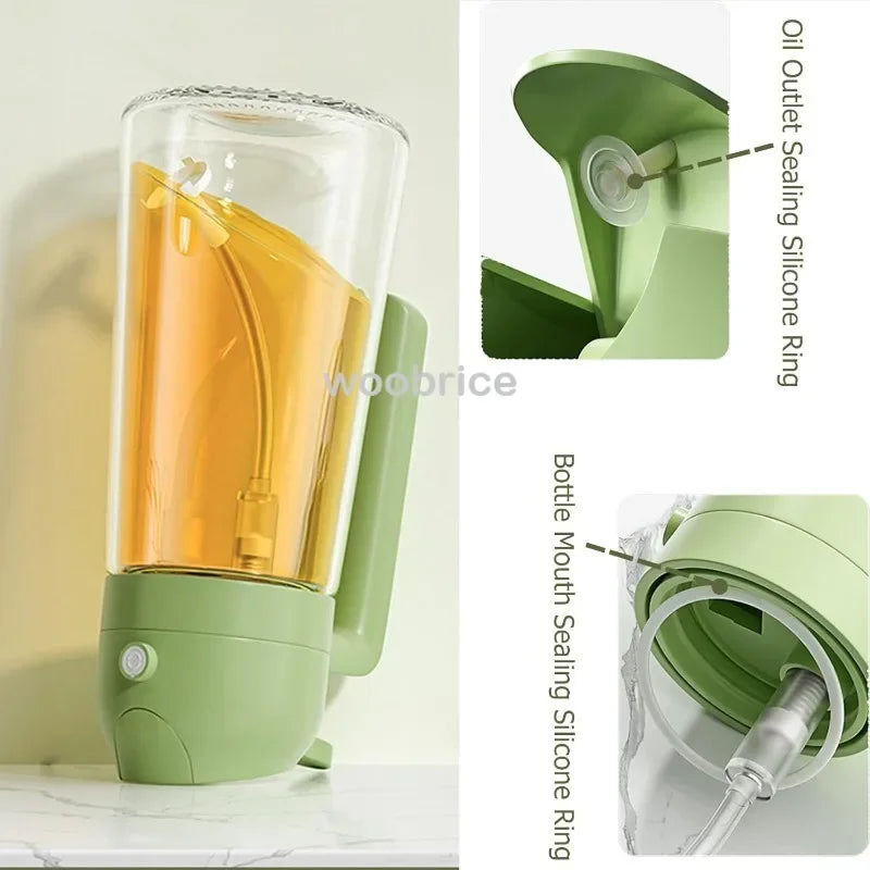 Glass Oil Sprayer – Kitchen Dispenser for Cooking, BBQ & Baking