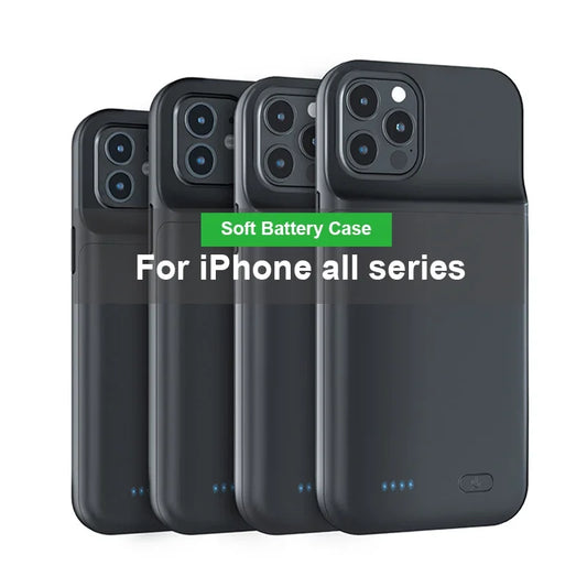 Battery Charger Case 6800mAh – Power Bank Backup for iPhone 6-16 Pro