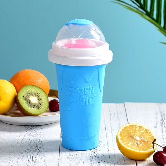 DIY Slushie Cup – Quick Freezing, Squeezable Ice Cream & Smoothie Maker