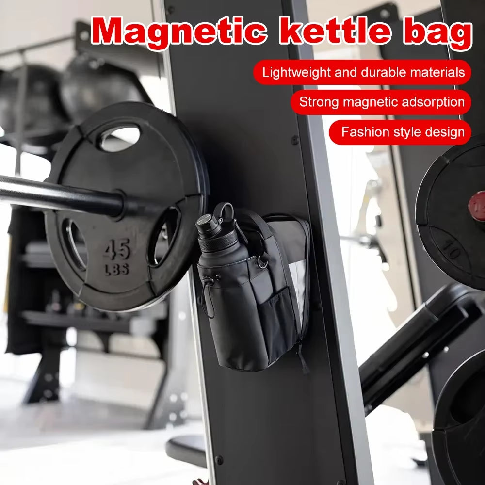 Magnetic Water Bottle Holder – Strong Grip for Gym & Outdoor Sports